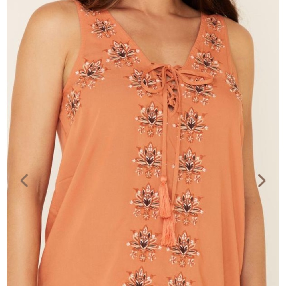 Woodland Embroidered Tank by Idyllwind